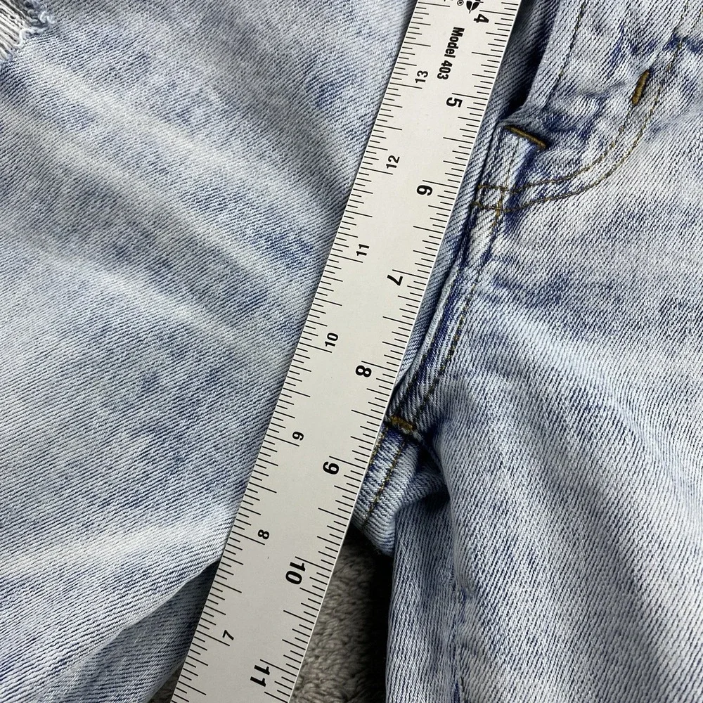 American Eagle Flex Skinny Jeans Mens 30x30 Blue Light Wash Distressed - Picture 7 of 16